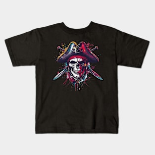 Pirate Skull Kids T-Shirt